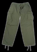 Official U.S. Military Issue Vintage Vietnam Olive Drab BDU Trousers