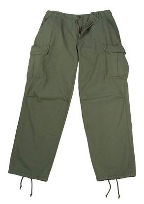 New, U.S. Mil-Issue 1969 Vintage Vietnam OD BDU Trousers