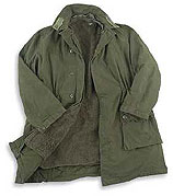Swedish Olive Drab Military Parka with Liner