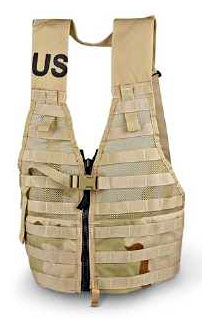 Official U.S. Military Issue 3 Color Desert Camouflage Fighting Load Carrier Molle
