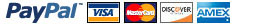 PayPal, our preferred method of online credit card payment
