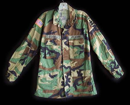 Official U.S. Military Issue Woodland Camouflage BDU Shirt