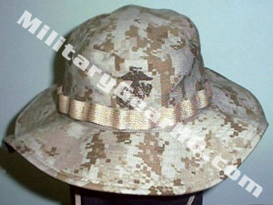 Item #1065 - Official USMC Issue Desert MARPAT Boonie Cover