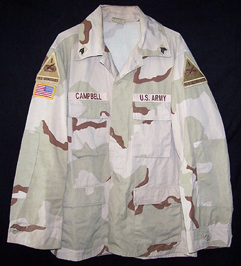 Official U.S. Military Issue 3 Color Desert BDU Shirt