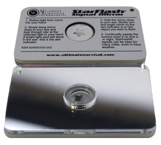 Official U.S. Military Issue Ultimate Survival Technologies Emergency Signal Mirror (2x3)